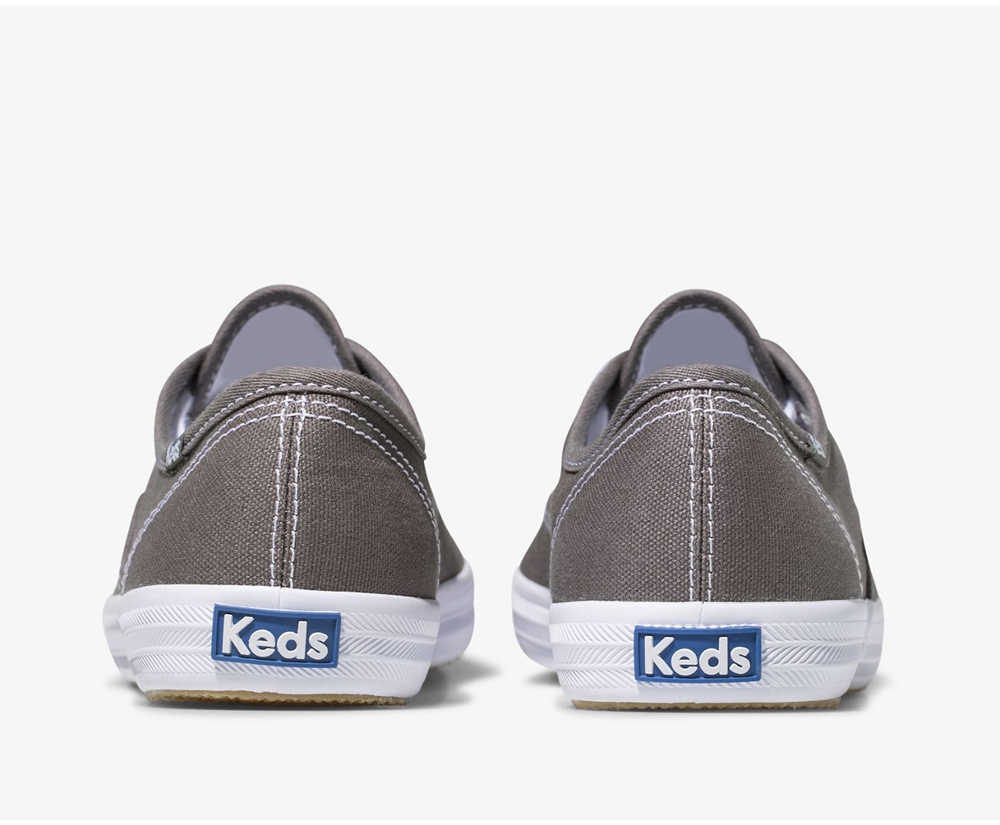 Πανινα Παπουτσια Γυναικεια - Keds Champion Originals - Βαθυ Γκρι - NJWQY2395